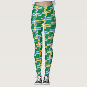 Flagga Portland, Oregon Leggings