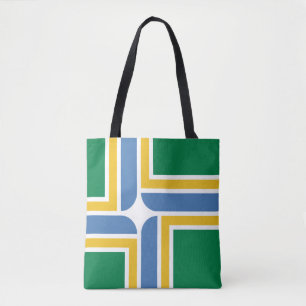 Flagga Portland, Oregon Tote Bag Tygkasse