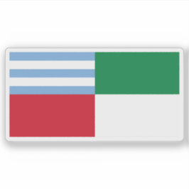 Flagga Portoviejo, Ecuador Klistermärken