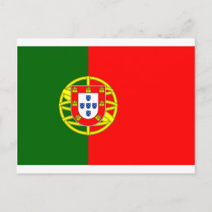 Flagga Portugal (Bandeira de Portugal) Vykort
