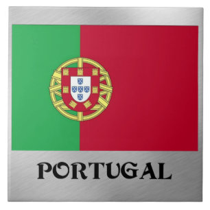 Flagga Portugal Kakelplatta
