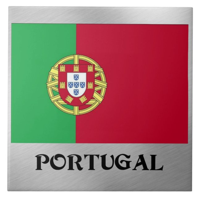 Flagga Portugal Kakelplatta (Framsidan)