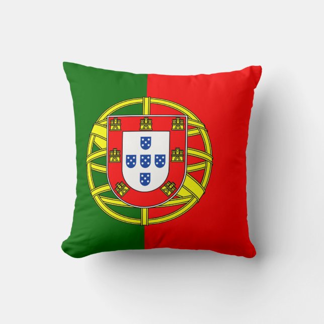 Flagga Portugal Kudde (Framsida)