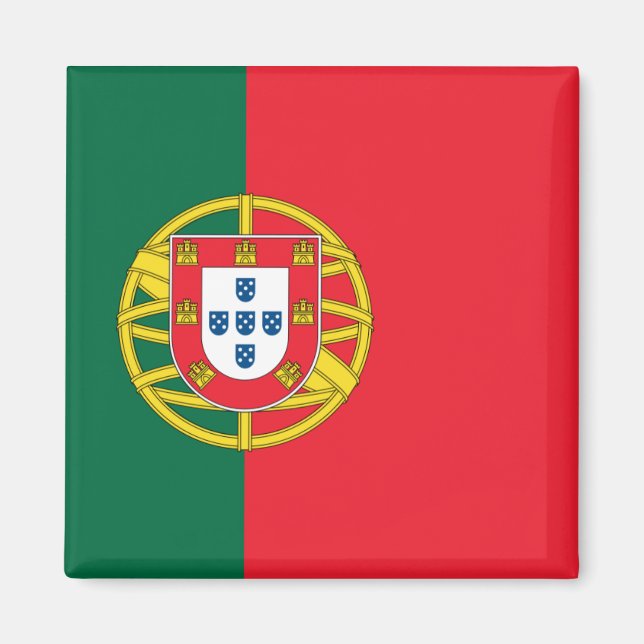 Flagga Portugal Magnet (Framsidan)