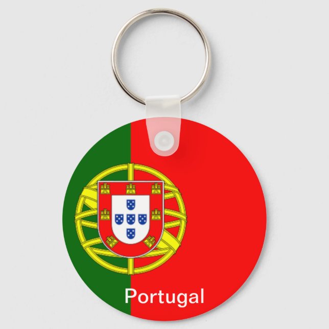 Flagga Portugal Nyckelring (Framsida)