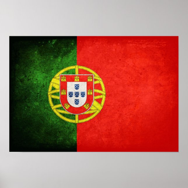 Flagga Portugal Poster (Framsidan)
