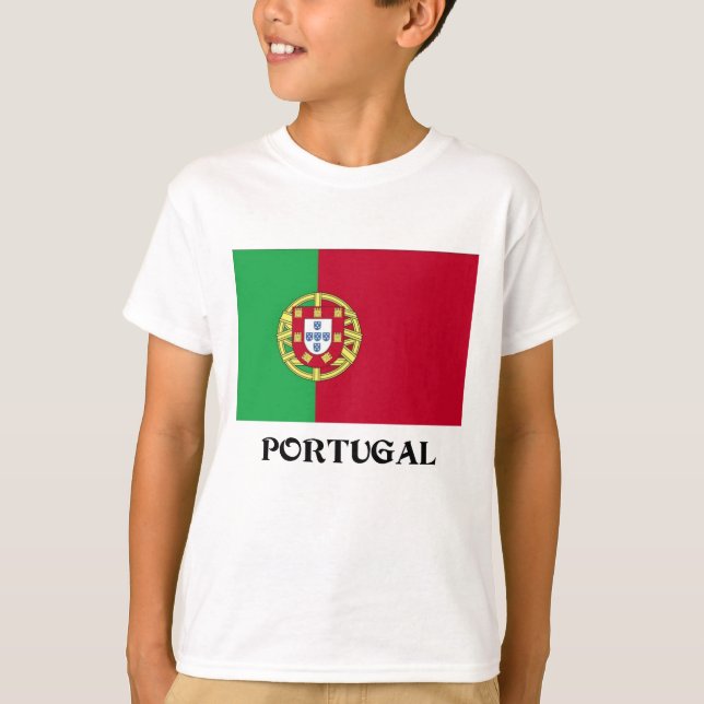 Flagga Portugal T Shirt (Framsida)
