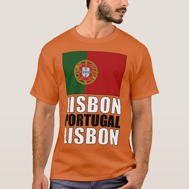 Flagga Portugal T Shirt (Framsida)