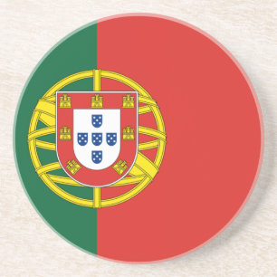 Flagga Portugal Underlägg Sandsten