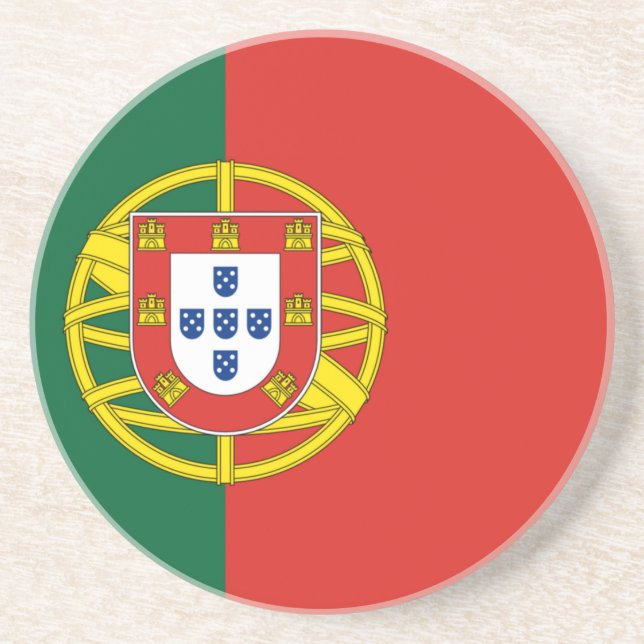 Flagga Portugal Underlägg Sandsten (Framsidan)