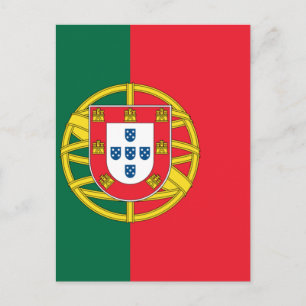 Flagga Portugal Vykort