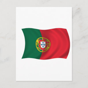 Flagga Portugal Vykort