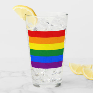 Flagga pride glaskopp