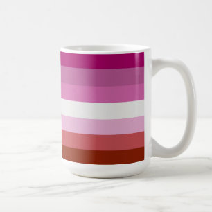 Flagga Pride lesbisk Kaffemugg