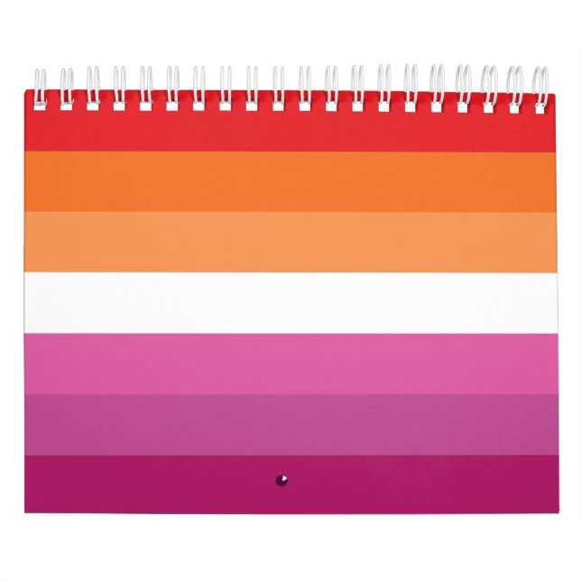 Flagga Pride lesbisk Kalender (Omslag)