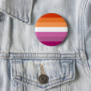 Flagga Pride lesbisk Knapp