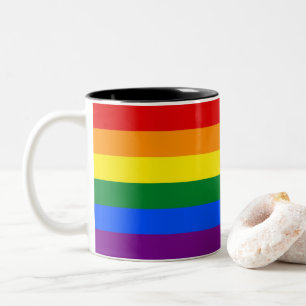 Flagga pride Två-Tonad mugg