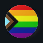 Flagga Progress-Pride Knapp<br><div class="desc">Flagga Progress-Pride</div>