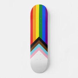 Flagga Progress-Pride Mini Skateboard Bräda 18,5 Cm