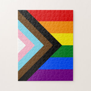 Flagga Progress-Pride Pussel