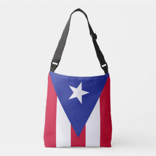 Flagga Puerto Rico Axelväska