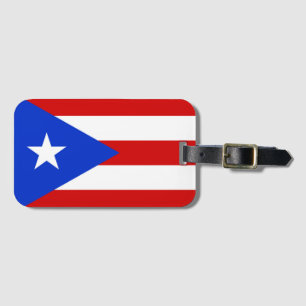Flagga Puerto Rico Bagagebricka