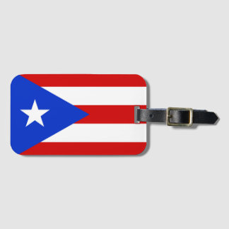 Flagga Puerto Rico Bagagebricka