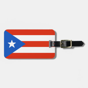 Flagga Puerto Rico Bagagebricka