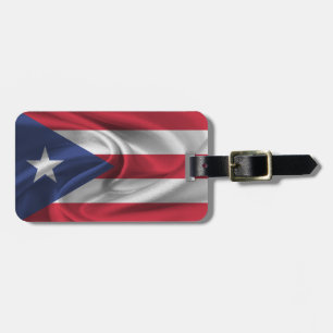 Flagga Puerto Rico Bagagebricka