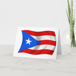 Flagga Puerto Rico Kort