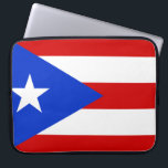 Flagga Puerto Rico Laptop Fodral<br><div class="desc">Puerto Rican Flagga</div>
