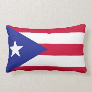 Flagga Puerto Rico Lumbarkudde