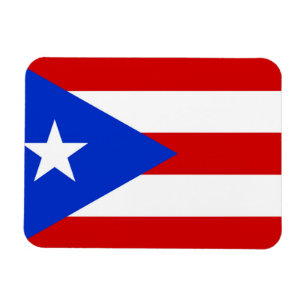 Flagga Puerto Rico Magnet