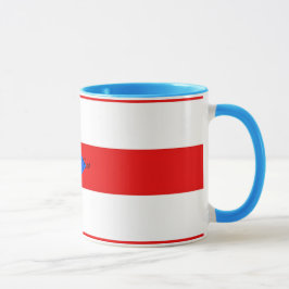 Flagga Puerto Rico Mugg