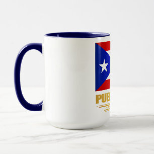 Flagga Puerto Rico Mugg
