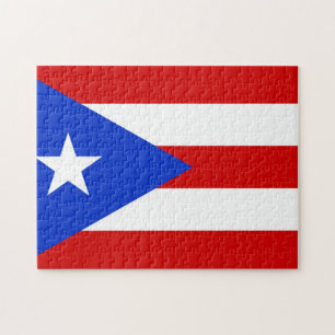 Flagga Puerto Rico Pussel
