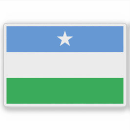 Flagga Puntland, Somalia (2009-2011) Klistermärken