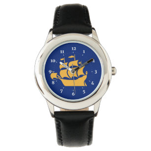 Flagga Quebec City Watch Armbandsur
