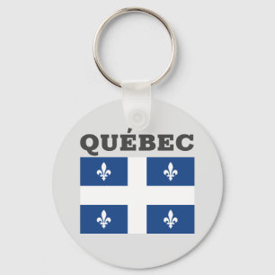 Flagga Québec, Kanada Nyckelring