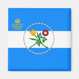 Flagga Queens (Borough of New York City) Magnet