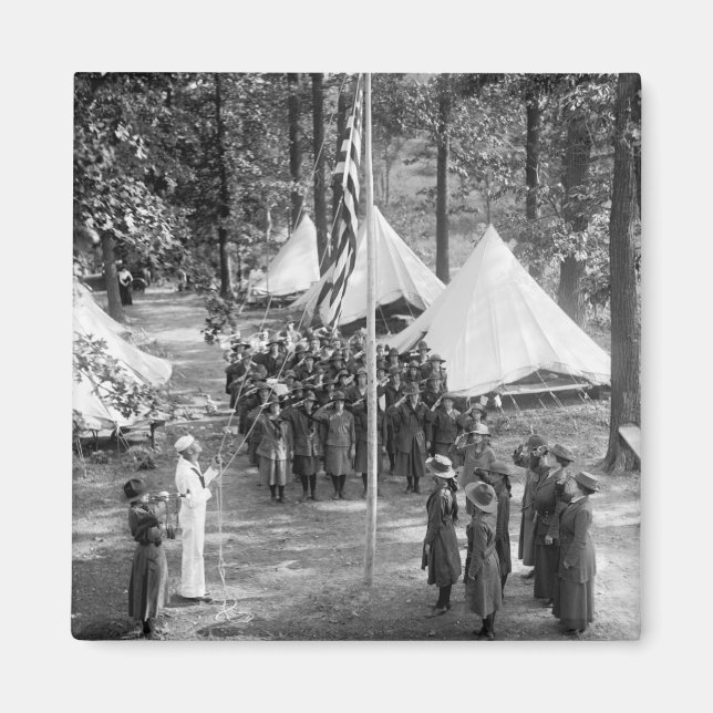 Flagga-Raising för flickor: 1919 Magnet (Framsidan)