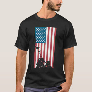 Flagga Raising on Iwo Jima T Shirt