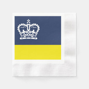 Flagga Regina, Saskatchewan Napkins Pappersservett