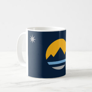 Flagga Reno (Nevada City) Kaffemugg