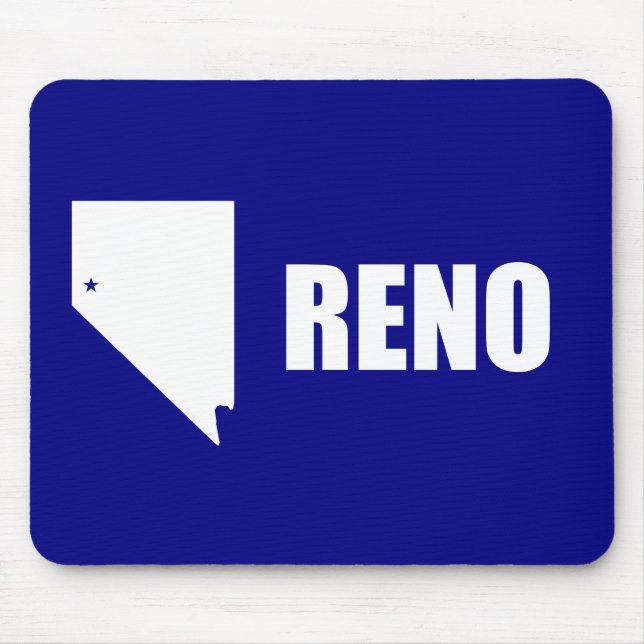 Flagga Reno, Nevada Mouse Pad Musmatta (Framsidan)