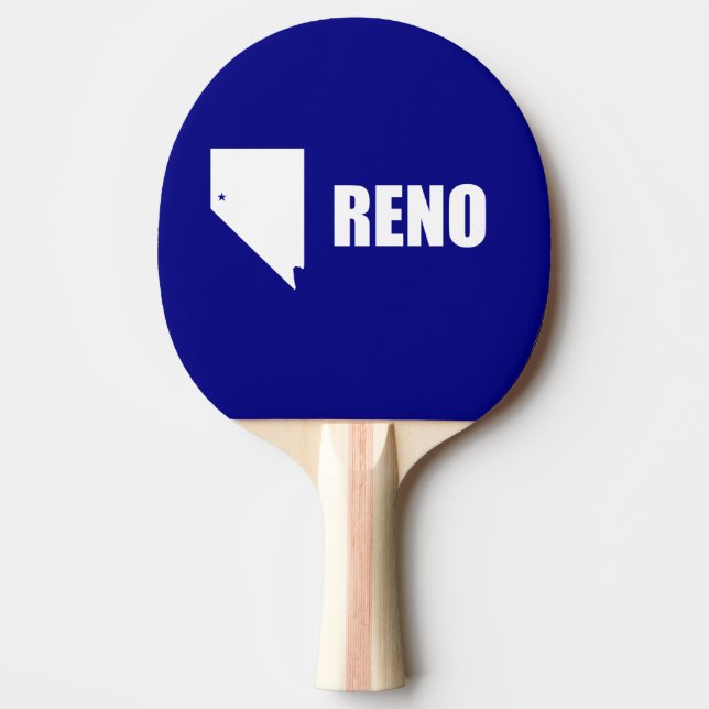 Flagga Reno, Nevada Ping Pong Paddle Pingisracket (Framsidan)