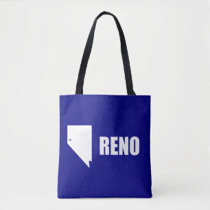Flagga Reno, Nevada Tote Bag Tygkasse