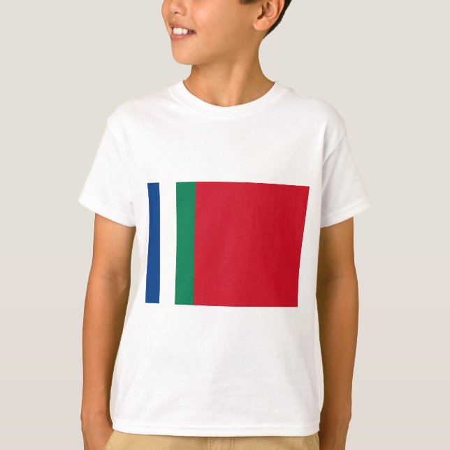 Flagga Republik Maluku Selatan (Sydmoluckerna) T-shirt (Framsida)