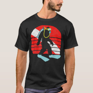 Flagga Retro Dive för vintage-funktion för Dyka T Shirt
