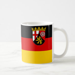 Flagga Rheinland-Pfalz-kaffe Mugg